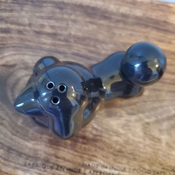 Dog Salt & Pepper Shakers Poodle and Friend Black - Picture 6 of 7